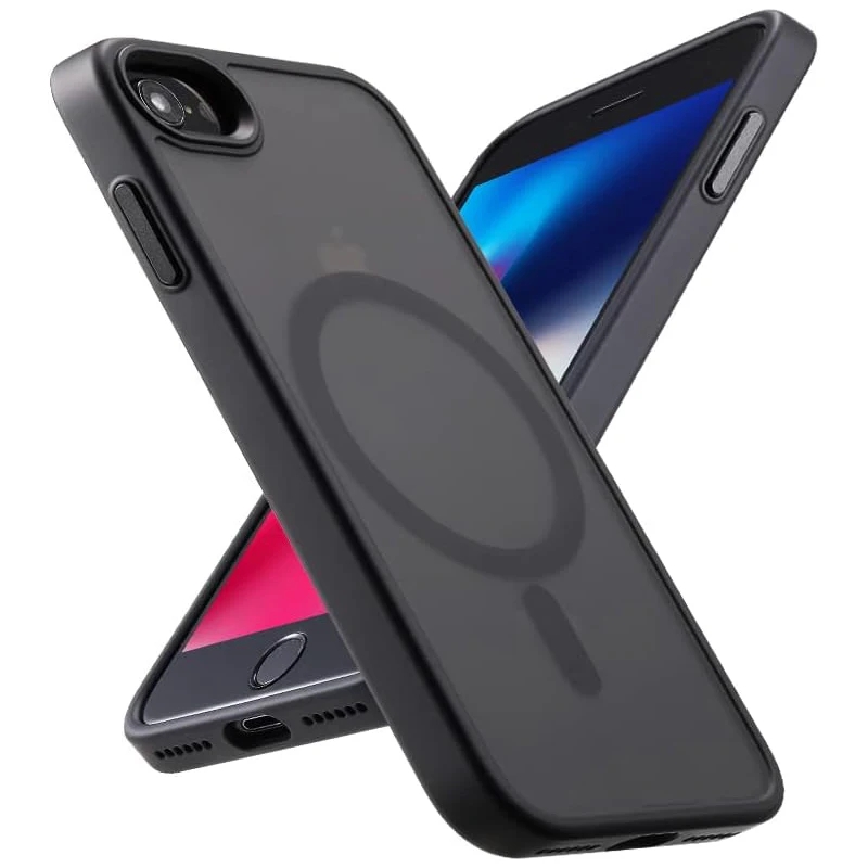 iPhone Air: Magnetische Hülle für Magsafe Mag Safe Schwarzes Cover-Zubehör