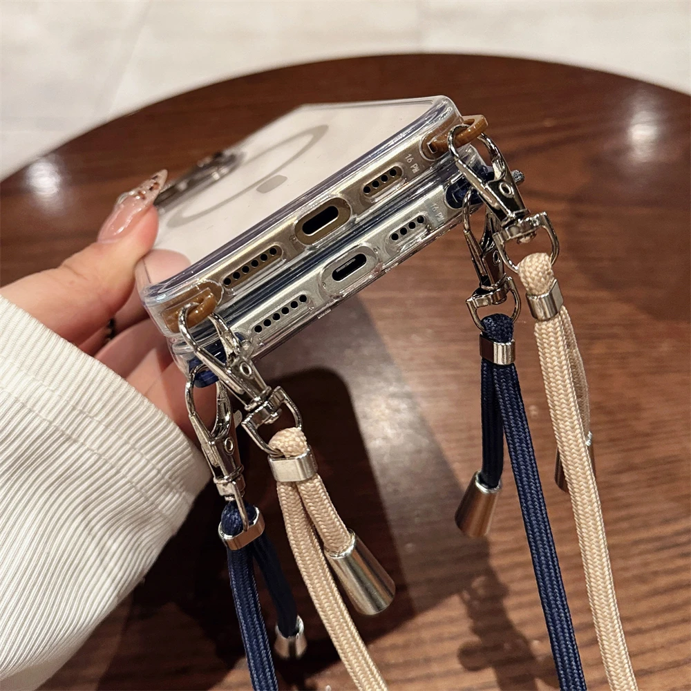 Transparente magnetische Umhängekette für Magsafe-Hülle Anti-Verlust-Hülle – Bild 6