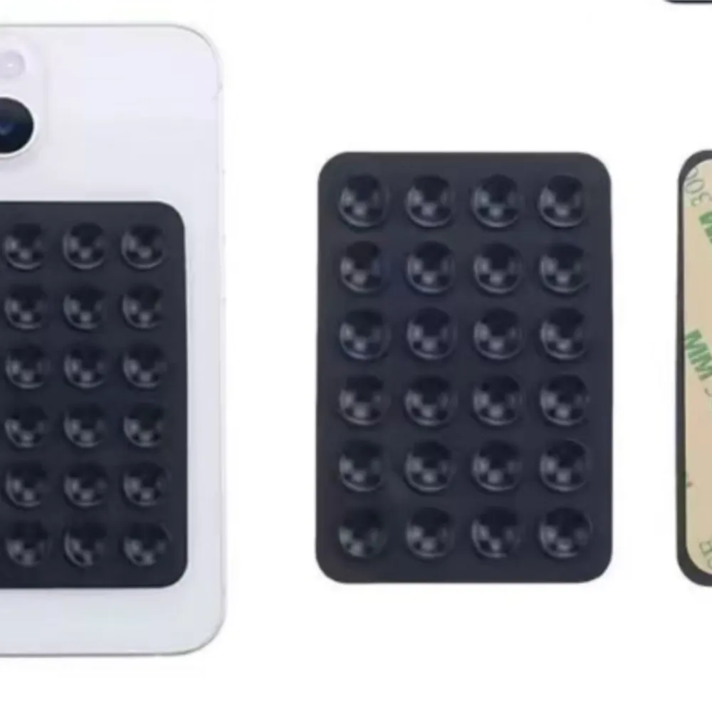 JCYECF 1pc Silikon Saug Pad Für Handy Halterung Saugnapf Unterstützt Klebstoff Silikon Gummi Universal Ladegerät Leder – Bild 5