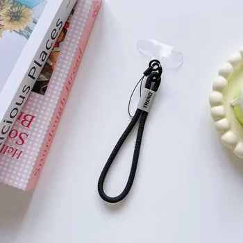 Telefon-Lanyard, Telefon-Handgelenk-Riemen, Schlüsselanhänger, zum Aufhängen, Anti-Verlust-Seil, buntes gewebtes Lanyard