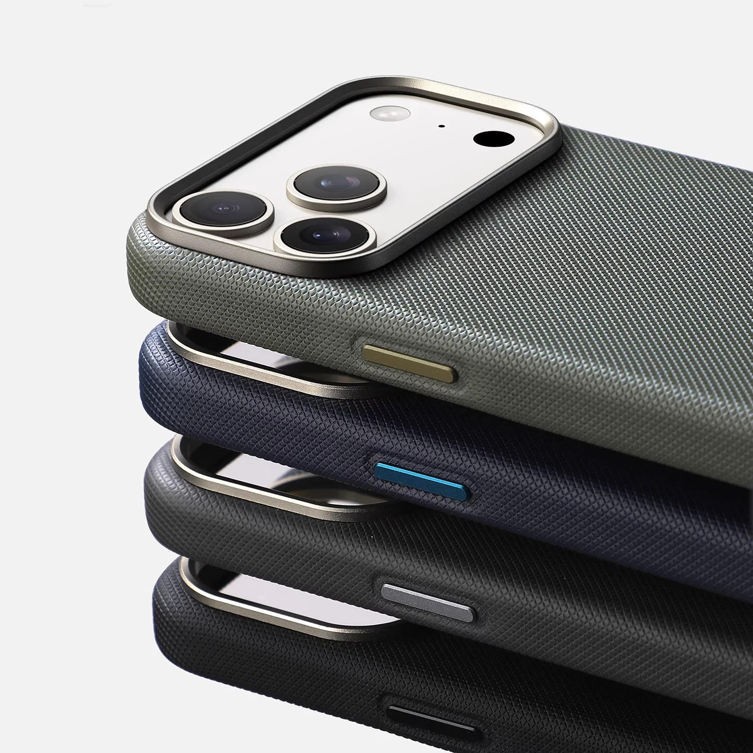 Luxus Legierung Objektiv Rahmen Partikel PU Leder Magnetische Fall Für Magsafe Drahtlose Lade Abdeckung – Bild 2