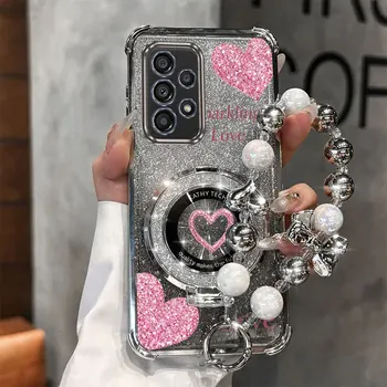 Strap Glitter Schöne Liebe Telefon Halter Fall