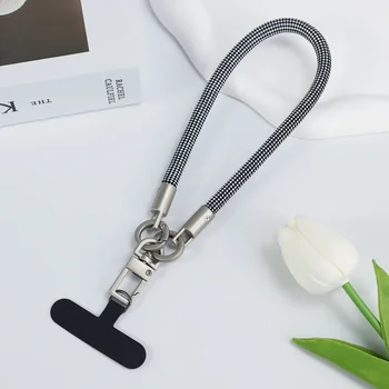 Neues handgewebtes Universal-Lanyard für Mobiltelefone, Universal-Lanyard, Handschlaufe, kurzes Seil, Handschlaufe