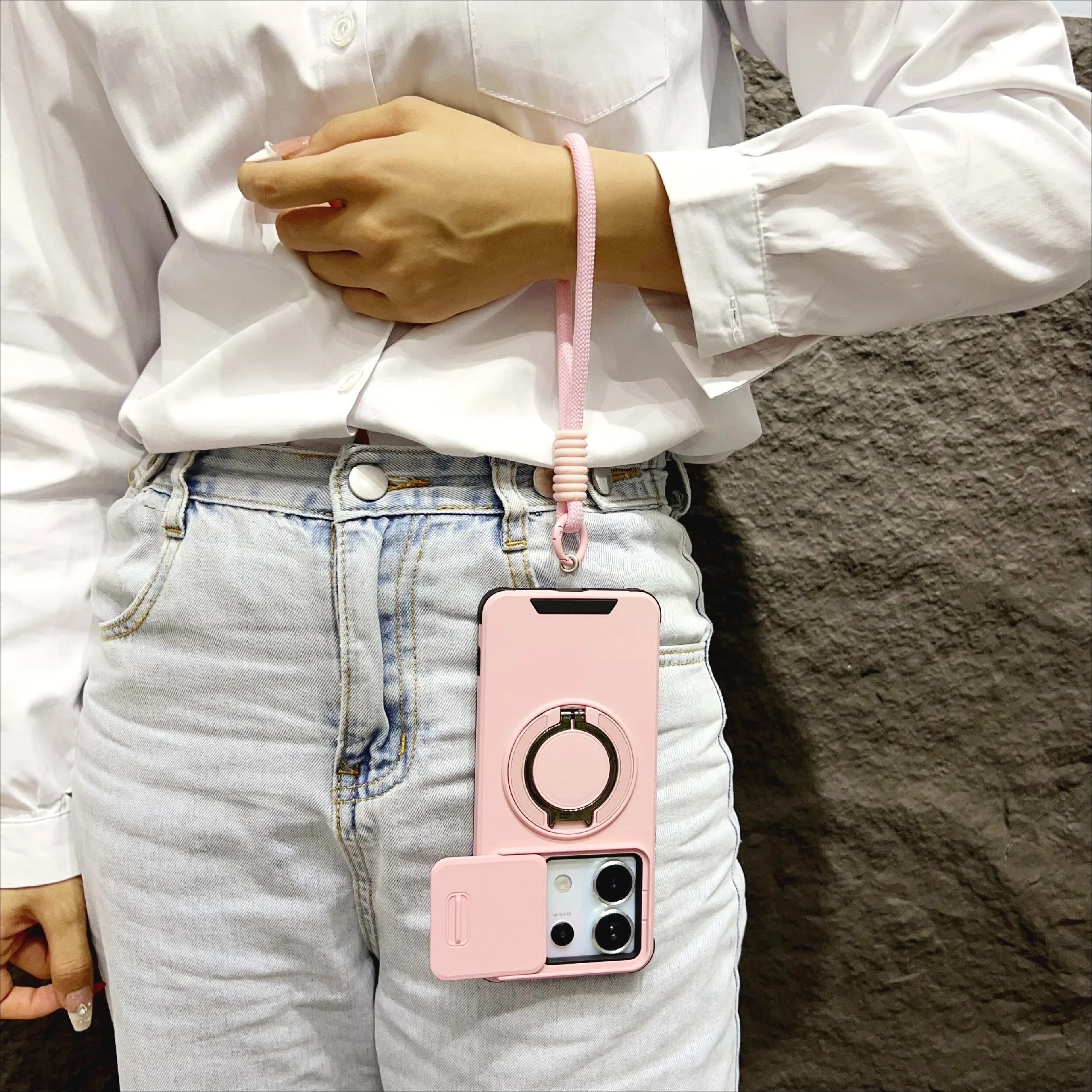 Rüstung Magnetische Hülle mit Lanyard Slide Kamera Schutz stoßfeste Abdeckung – Bild 2