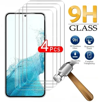 Galaxy S22: 4 stücke Volle Abdeckung Gehärtetem Glas Screen Protector Glas sansung Schutz Film