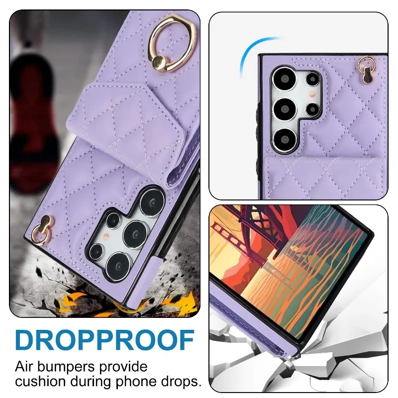 Crossbody-Handyhülle Brieftasche mit Kartenhalter-Abdeckung – Bild 4