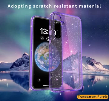 Galaxy A16: Glänzende Glitzer-Handyhülle