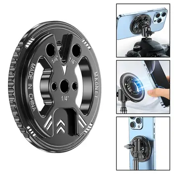 Magnetischer Adapterring 1/4" Kaltschuh-Ortungsstift-Konverter, starke Magnethalterung für MagSafe-Telefon