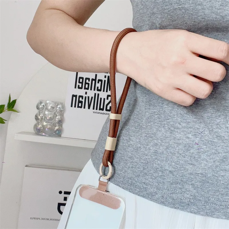 Universelles, verstellbares Handy-Handgelenkband, kurz, mit selbstsicherndem Anti-Drop-Design, langlebiges – Bild 4