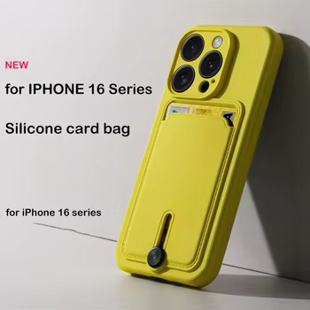 IPhone 12 mini: Handyhülle mit Kartensteckplatz, Silikon, weiches TPU, Kreditkartentasche