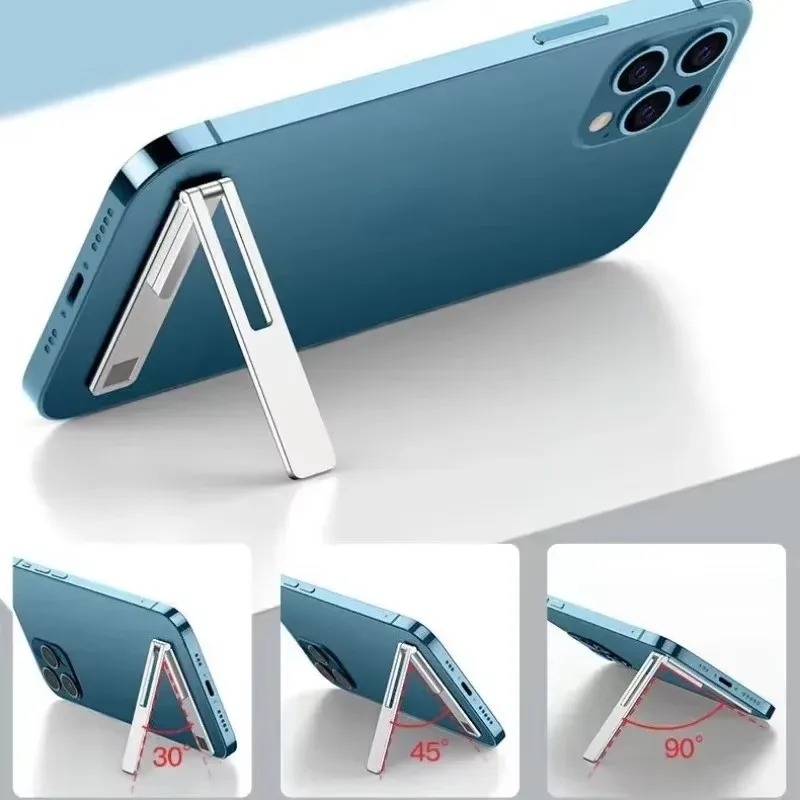 Magnetischer Ultraflacher Faltbarer Handyhalter aus Metalllegierung, Universeller Tischständer für Mobiltelefone