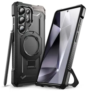 Galaxy S25 Ultra: Case 6.9" Supcase Ub Griff Anti-Kratzer schwere robuste magnetische Handy hülle mit Ständer