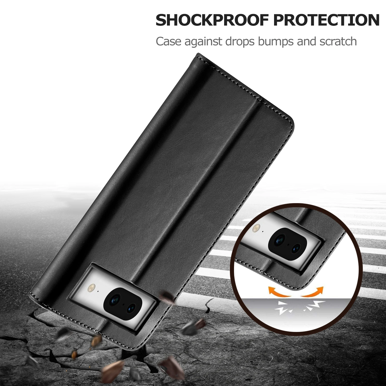 Business-Lederhülle 9Pro 10Pro Flip Wallet Kartenhalter Handyhülle – Bild 2