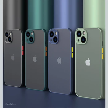 IPhone 13 Pro Max: Neue Rüstung Stoßstange Stoßfest Telefon Fall Silikon Hard Cover Capa