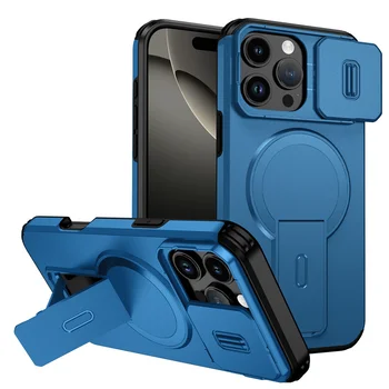 iPhone 14 Pro: Objektivschutz Kamera Handyhülle Magnetische Ständerabdeckung