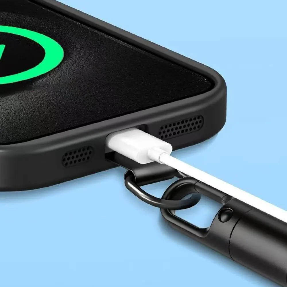 Universelles Telefon-Lanyard mit Clip, verbessert, Anti-Drop 360° °   Drehbarer, verstellbarer Hals-/Umhängegurt für alle Handyhüllen – Bild 6