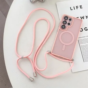 Galaxy S23: Crossbody-Seil, verstellbares Lanyard für Magsafe Wireless Charge Case PlusSchutzhülle