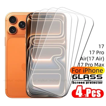 IPhone 17: 1/2/3/4 Stück Glas gehärtetes Glas transparent klar 9H Schutz Displayschutzfolie