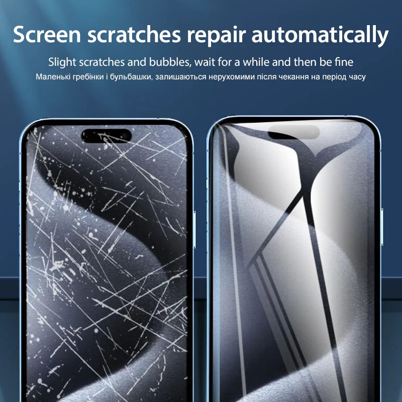 3Pcs Weiche Hydrogel Film Schutzhülle Silikon TPU Screen Protector – Bild 3