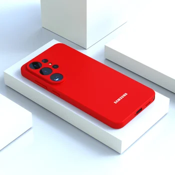 Galaxy S22+: Hülle Flüssiges Silikon Handy-Rückseiten-Cover