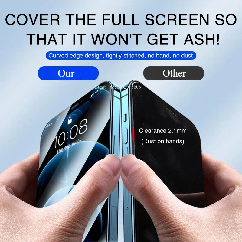 4PCS 9D Volle Abdeckung Gehärtetem Glas Screen Protector – Bild 3