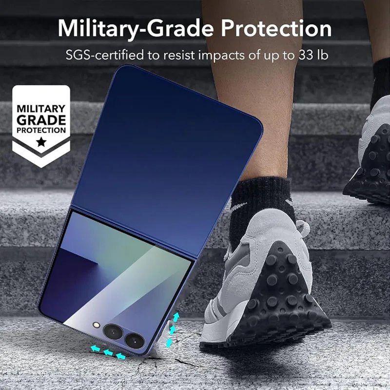 4PCS Gehärtetes Glas 6 5 Klar Premium Screen Protector Für Z 6 5 Flip7 Film Glas – Bild 4