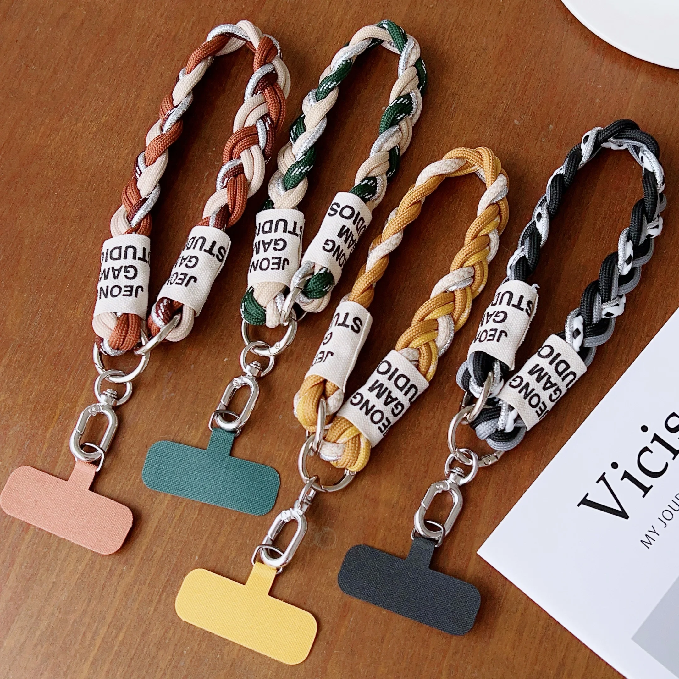 Niedliches Handy-Lanyard zum Aufhängen, Dekoration, kann gedragen werden, Twist-Seil, Anti-Verlust-Anhänger, modisch – Bild 2