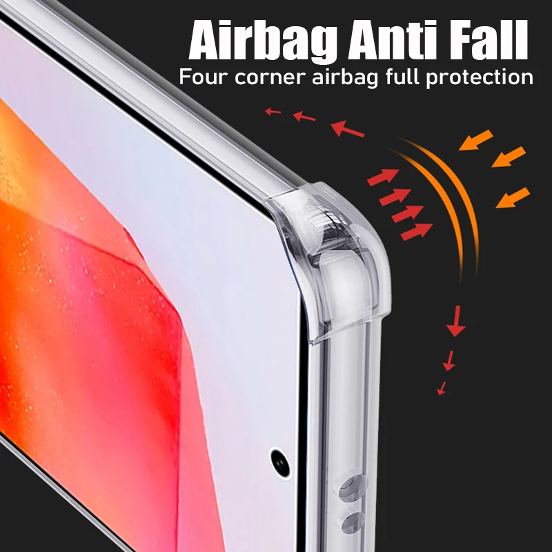 Klar Telefon Fall Rand Silikon Soft Cover Fall – Bild 4