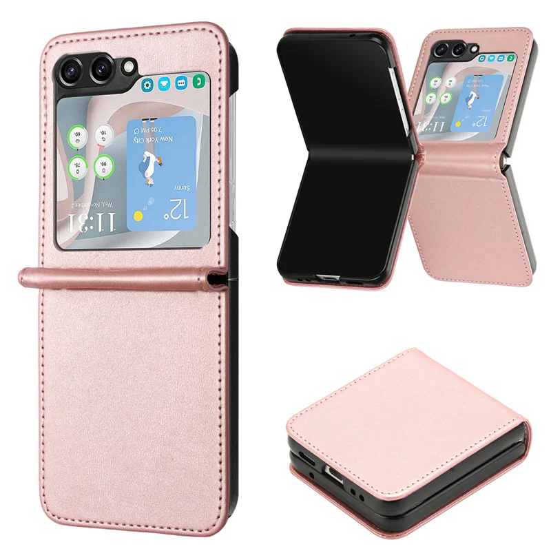 Magnetische Flip-Brieftaschenhülle 6 5 4 3 Flip6 Flip5 Flip4 Flip3 mit Kartenfach und Standfunktion aus Leder – Bild 5