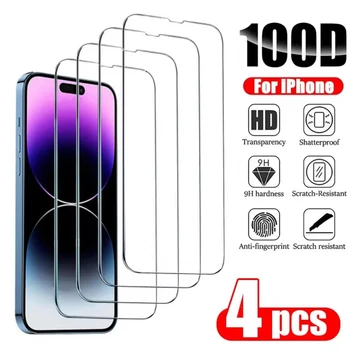 iPhone 15 Plus: 1-4 Stücke Schutzglas Displayschutzfolien Glas
