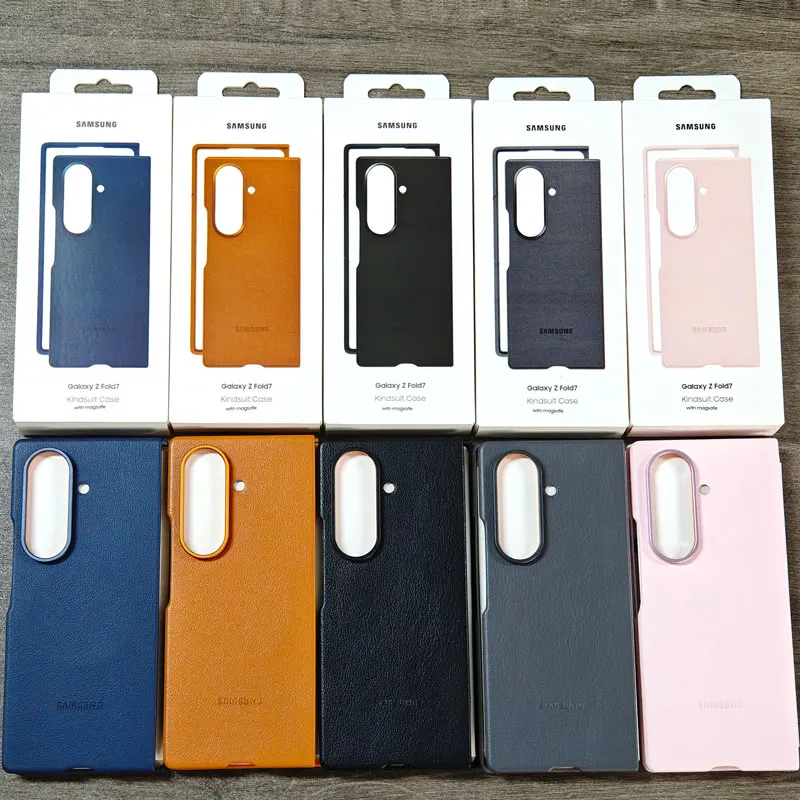 Fold7 5G Handyhülle Hochwertige Magnetische Lederhülle Stoßfeste Öko-Leder Rückseitenschutzhülle – Bild 6