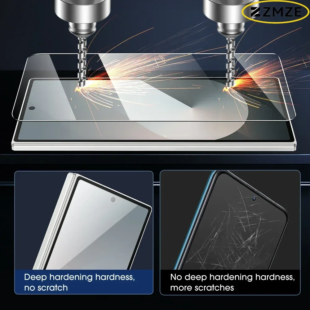 9H Gehärtetes Glas Fold6 Displayschutz Äußere Schutzabdeckung Glas ﻿ – Bild 5
