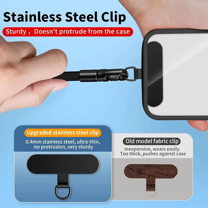 Universelles Handy-Umhängeband mit Clip Verbesserte Anti-Fall 360°-Schutzfunktion ° Drehbarer Verstellbarer – Bild 6