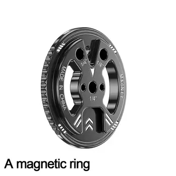 Magnetischer Adapterring 1/4" Kaltschuh-Ortungsstift-Konverter, starke Magnethalterung für MagSafe-Telefon, Kamera