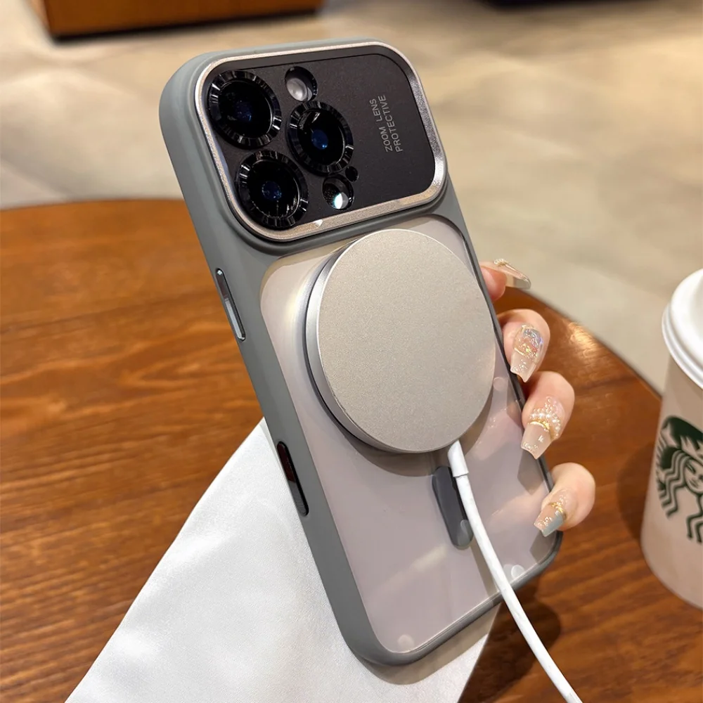 Rüstung magnetische klare PC stoßfeste Abdeckung für Magsafe Handyhülle – Bild 5