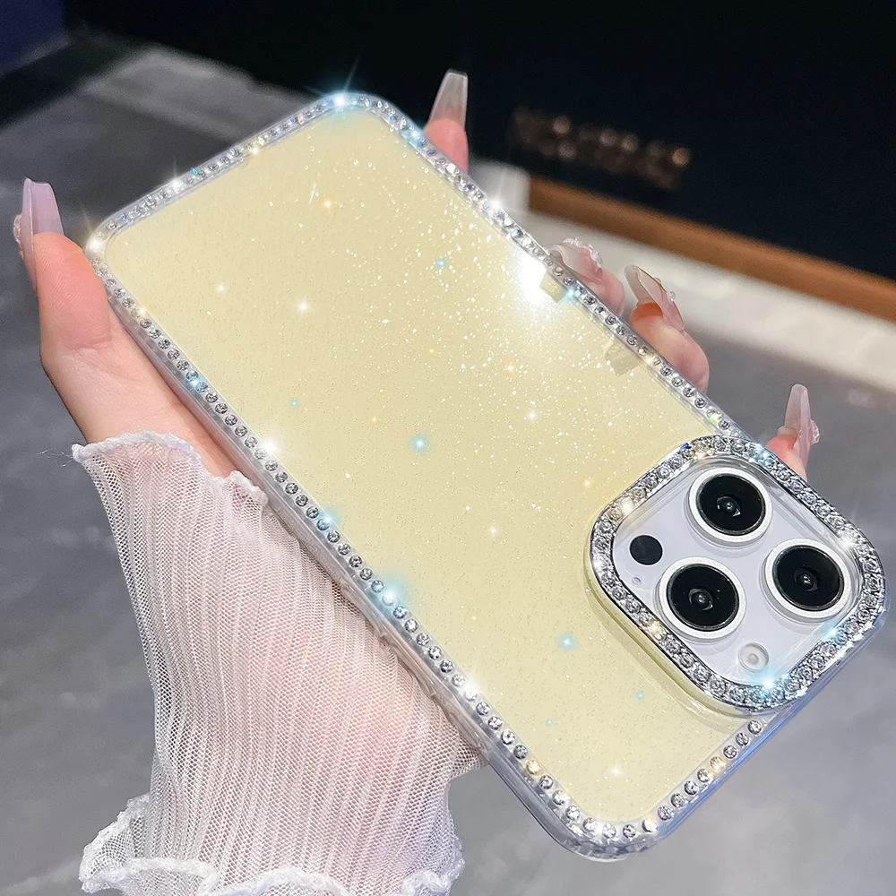 Bling Glitter Klare Handyhülle Hülle 5g stoßfeste Softcover – Bild 5