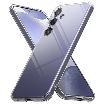 Galaxy S25+: Kristallklare Hülle Cover Ultradünne klare Handyhülle Fundas