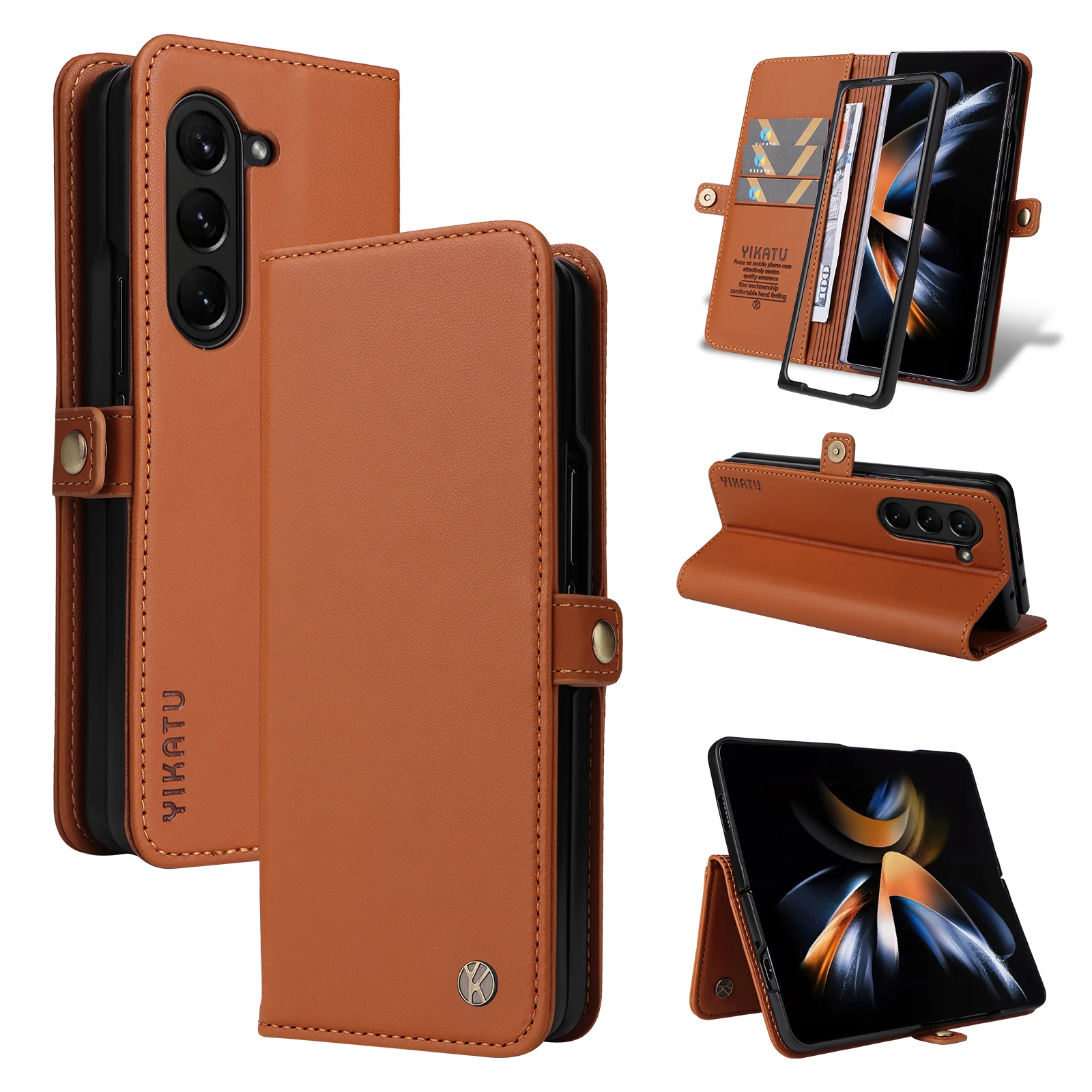 Magnetische Brieftaschen-Klapphülle 6 | Ultra Silm Design Premium-Luxushülle 4 3 – Bild 6