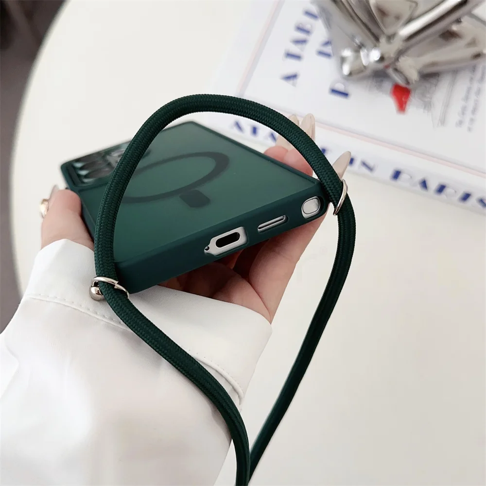 Crossbody-Seil, verstellbares Lanyard für Magsafe Wireless Charge Case PlusSchutzhülle – Bild 6
