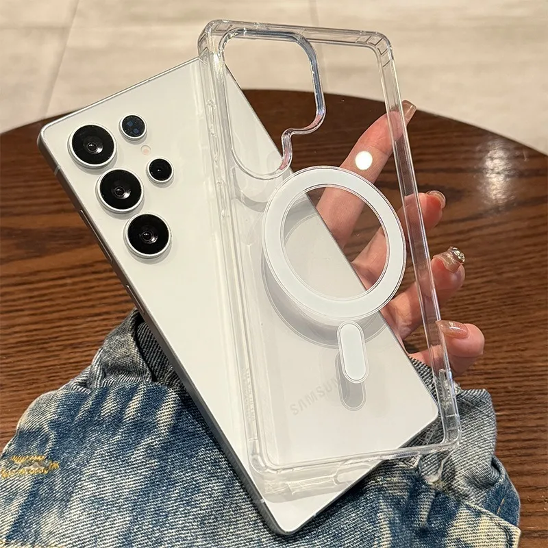 Magnetische Transparente Handyhülle für Magsafe Klare Schutzhülle – Bild 4