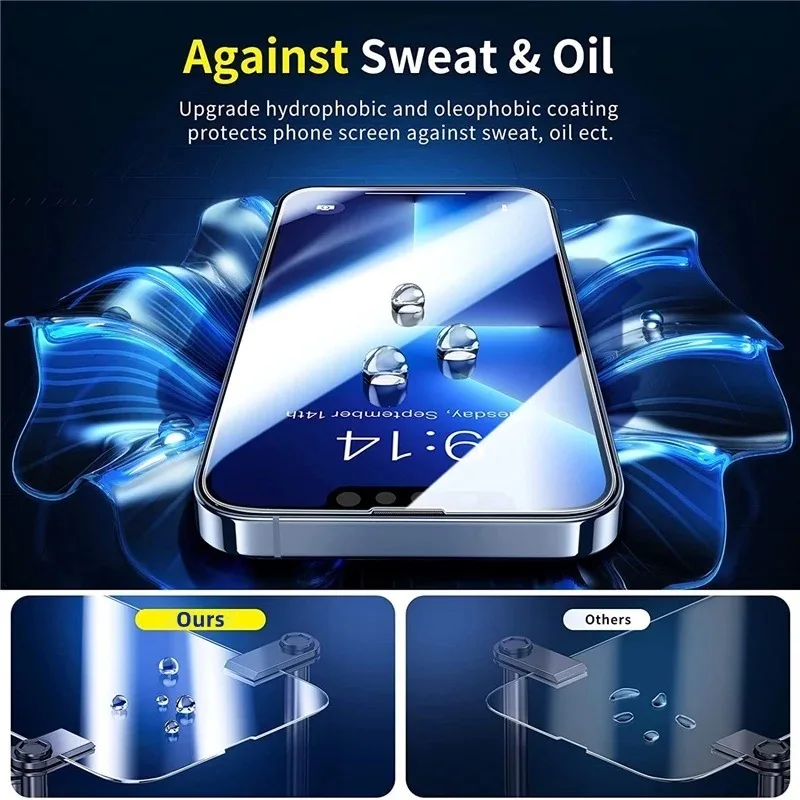 1-5Pcs Gehärtetem Glas Screen Protector Schutz Glas Film – Bild 5