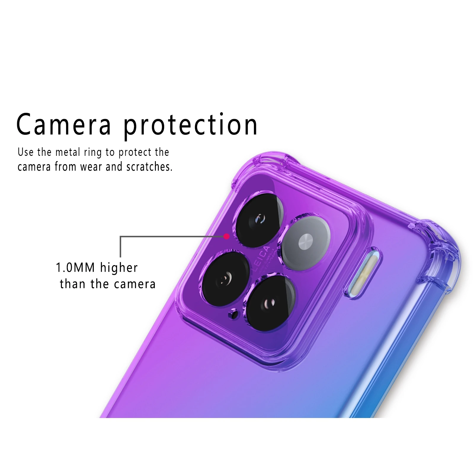 Vier-corns Stoßfest Gradient TPU Fall 2025, Schutzhülle Fundas Coque Capa – Bild 4
