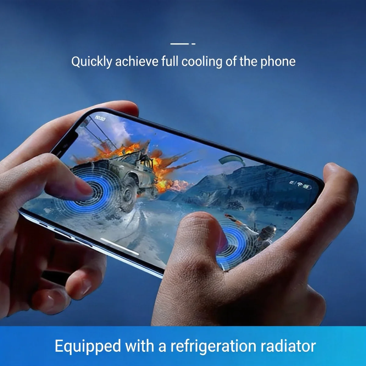Neue Handy-Kühlplatte, magnetischer Wärmeabführungs-Aufkleber für Spiele-Kühlventilatoren, Kühlkörper für iPhone/Samsung/Xiaomi – Bild 2