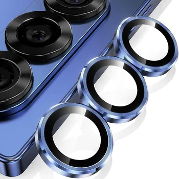 Galaxy Z Fold7: Blau Kamera Objektiv Schutz Aluminium Legierung Metall Gehärtetes Glas Kamera Film für Zubehör