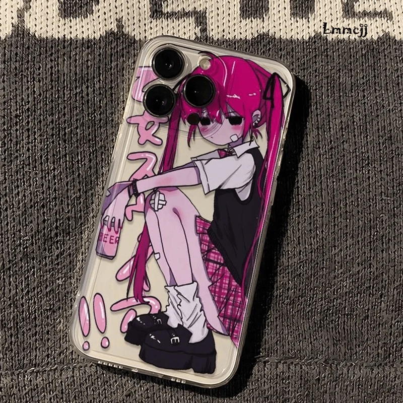 iPhone 12 mini: Lmmcjj Japanische Cool Girl Handyhülle Silikon Handyhülle iPhone Hülle