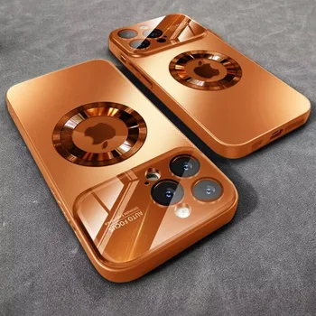 IPhone 17 Pro Max: Luxus Glas Kamera Für Magesafe Magnetische Drahtlose Lade Fall Stoßfest Abdeckung