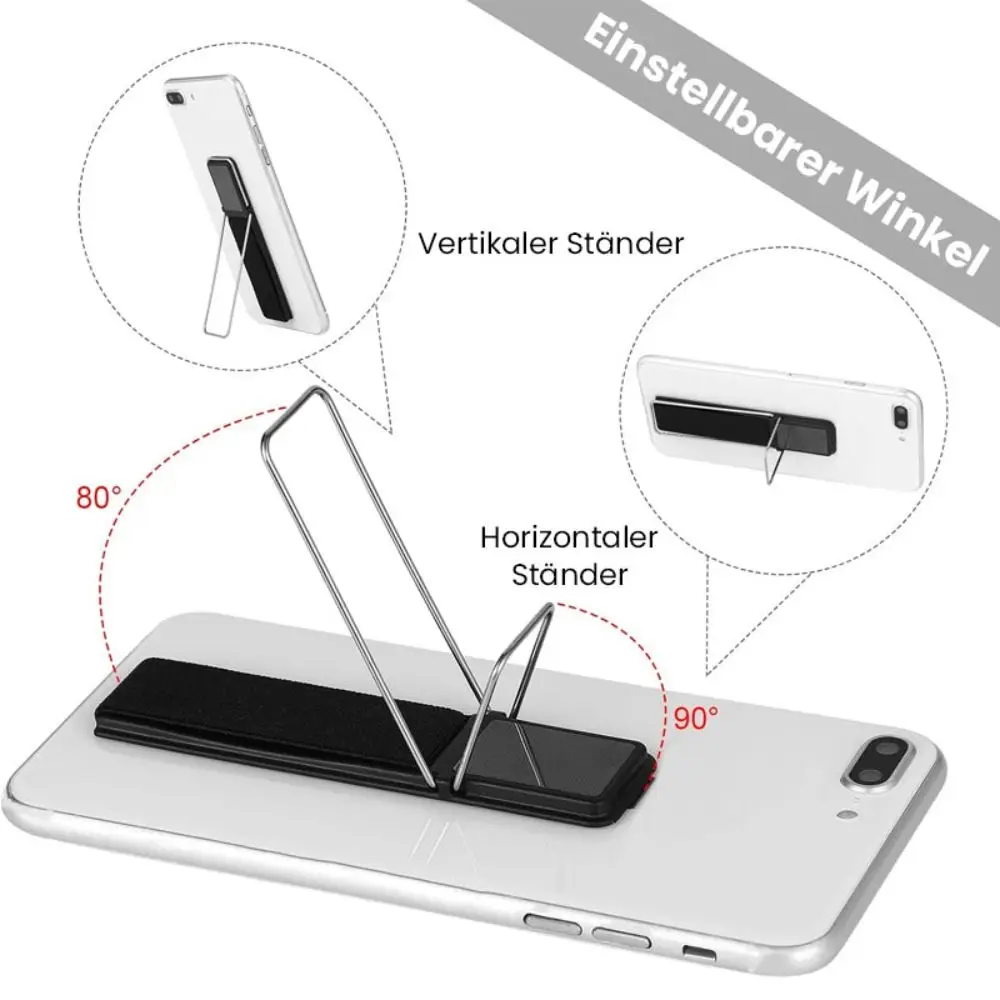 Universal Handy Ring halter Finger Kicks tand Strap Band Griff faltbarer Handy Ständer für iPhone/Samsung/Xiaomi/Huawei – Bild 3