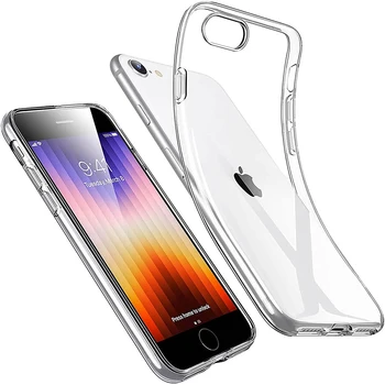 IPhone SE (2020/2022): klare Silikon weiche Hülle universal ultra dünne Rückseite Hülle für iphone
