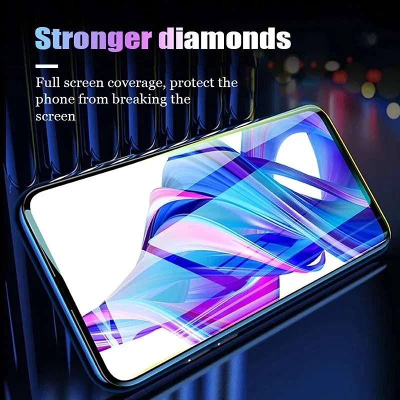 4Pcs Gehärtetem Glas Für Xiaomi Redmi Hinweis 13 12 11 10 9 9s Pro Max 13C 12C 10C 10A 9C 9A 9T 5G Screen Protector Schutz Glas – Bild 5