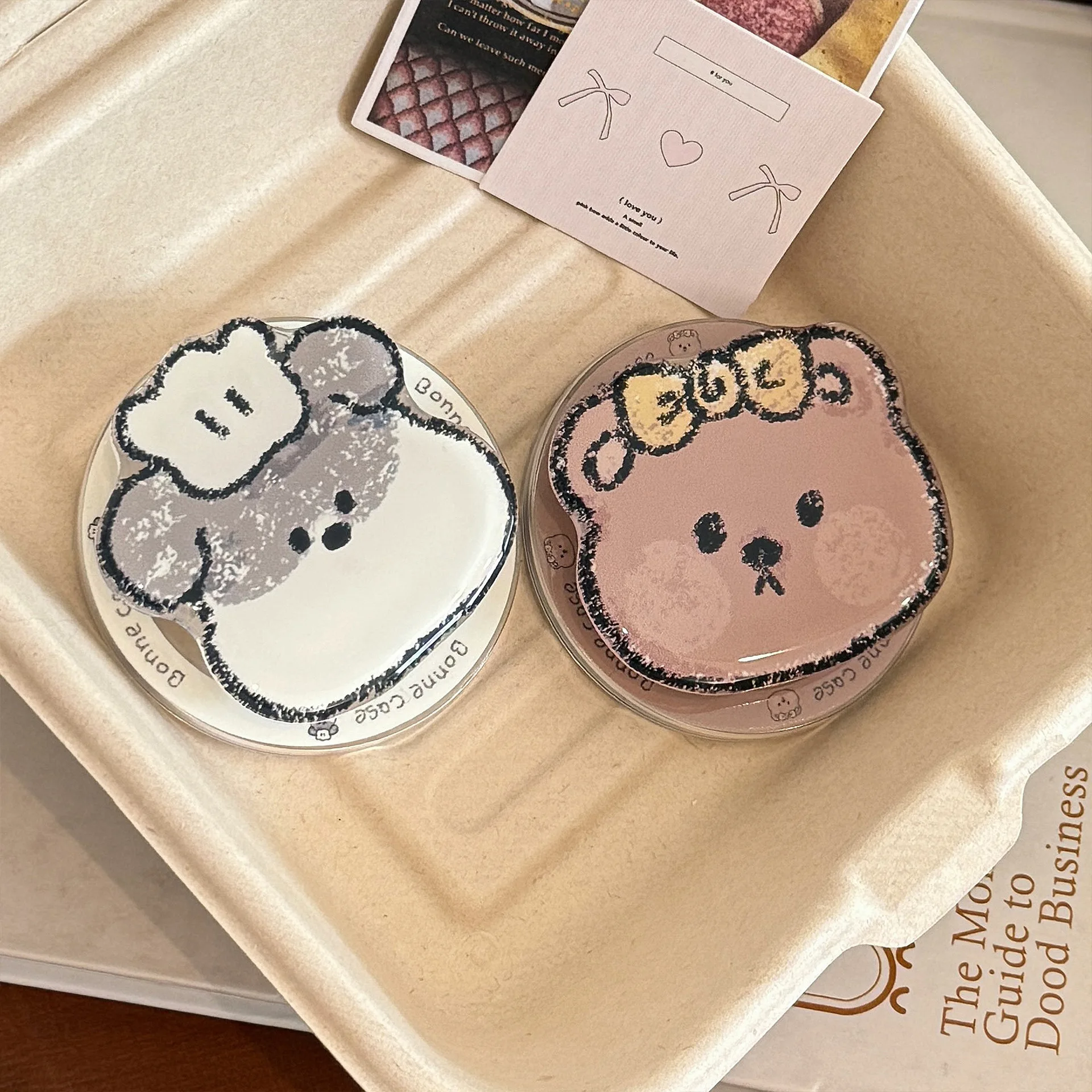 Koreanischer Cartoon-Tier-Faltbarer Halter für magnetische Handyhalterungen Griptok Grip Tok Ständer für iPhone Samsung – Bild 5